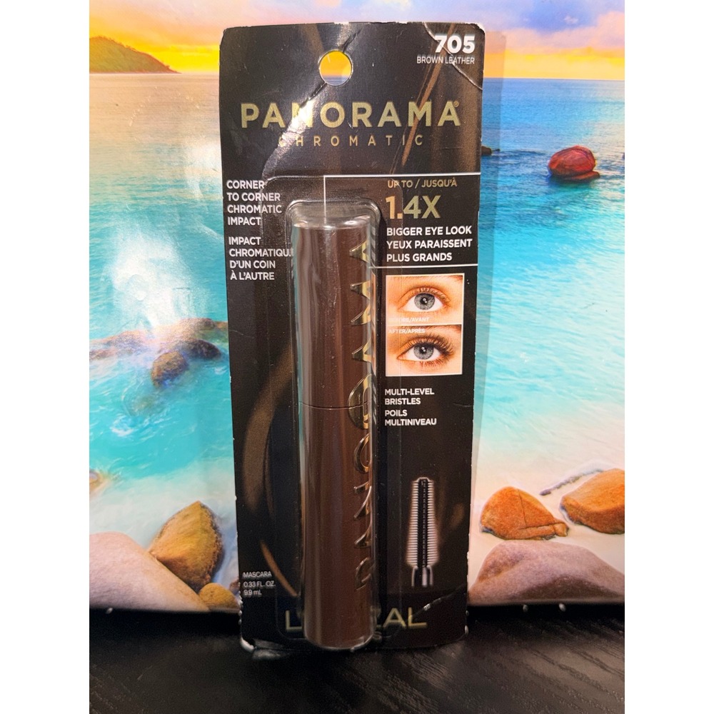 L'Oreal Paris Panorama Chromatic Mascara 705 Brown Leather New